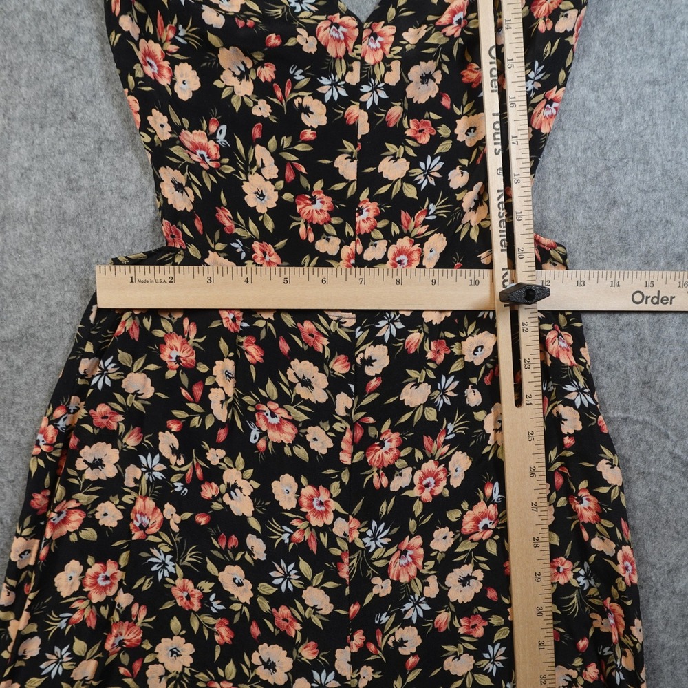 Reformation Jumpsuit Women Small Floral Plunge Wide Leg Sleeveless Open Back - Picture 5 of 15